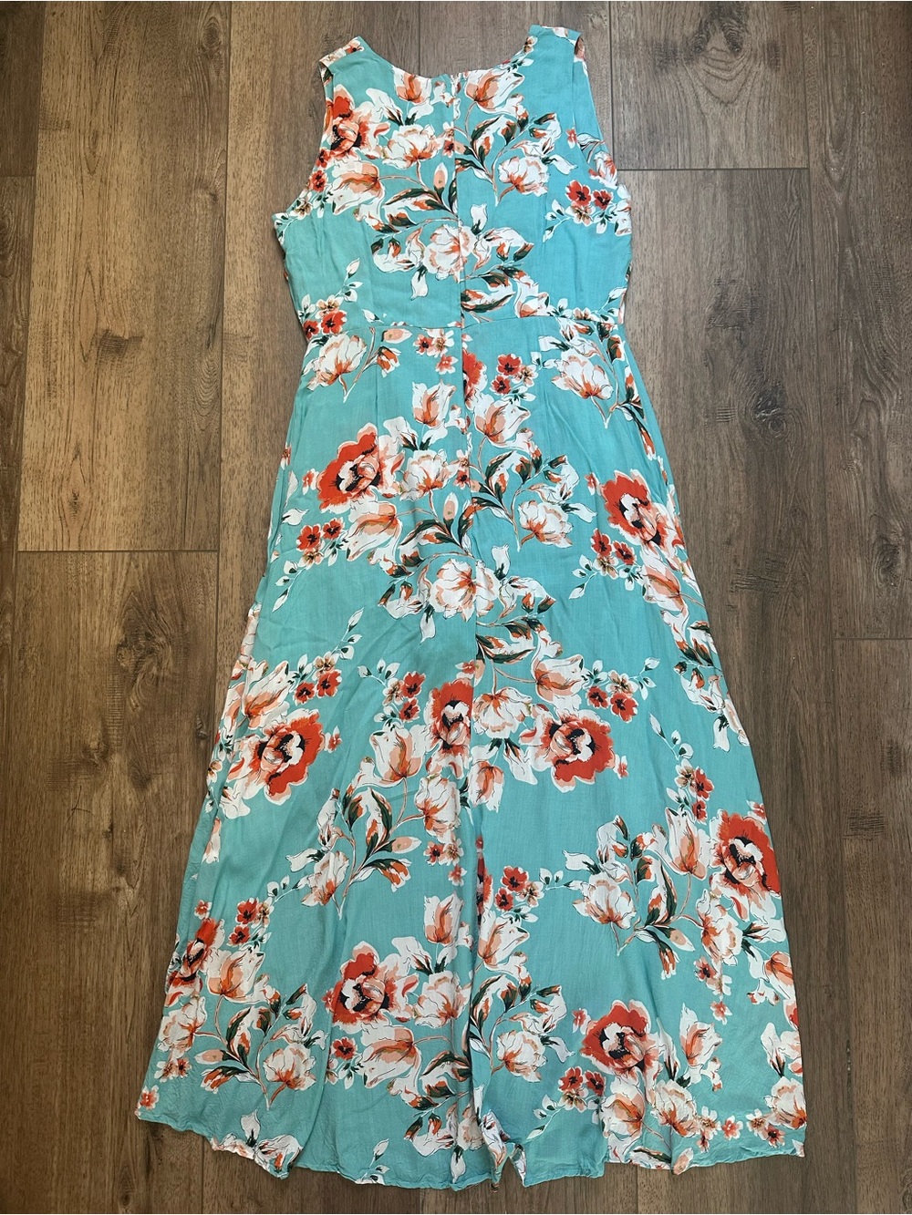 Kormei Women's Romper w/ Maxi Dress Overlay, Floral, Flowy, Whimsical, Medium - Picture 7 of 13